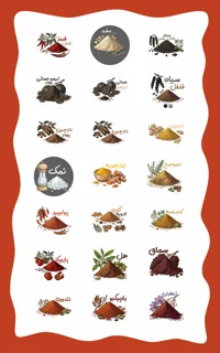 لیست ادویه (جهت نمایش لیست)